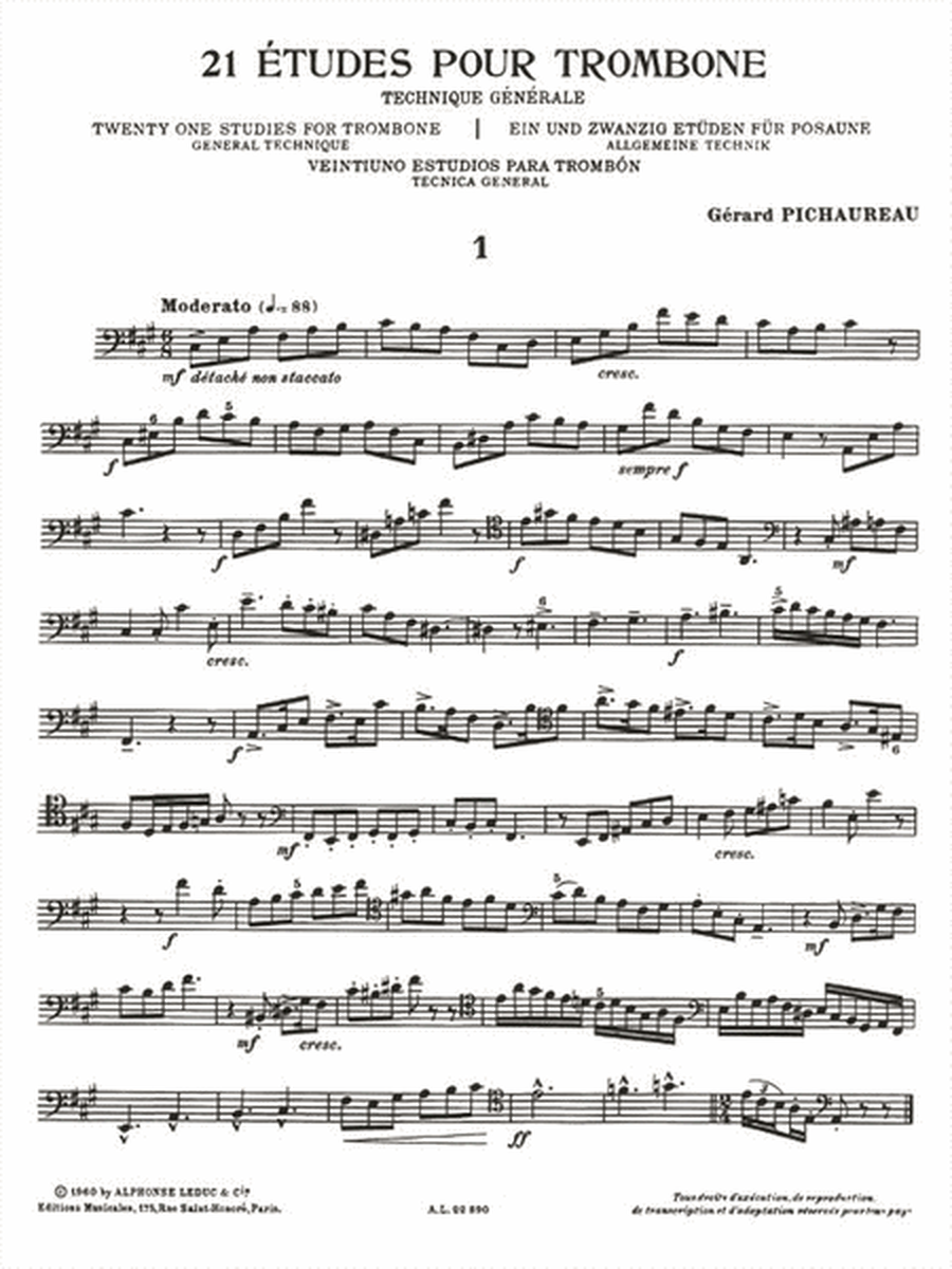 Twenty One Studies (trombone)