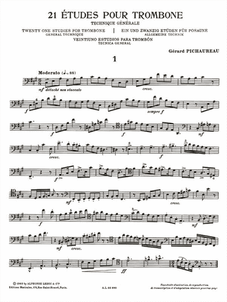 Twenty One Studies (trombone)