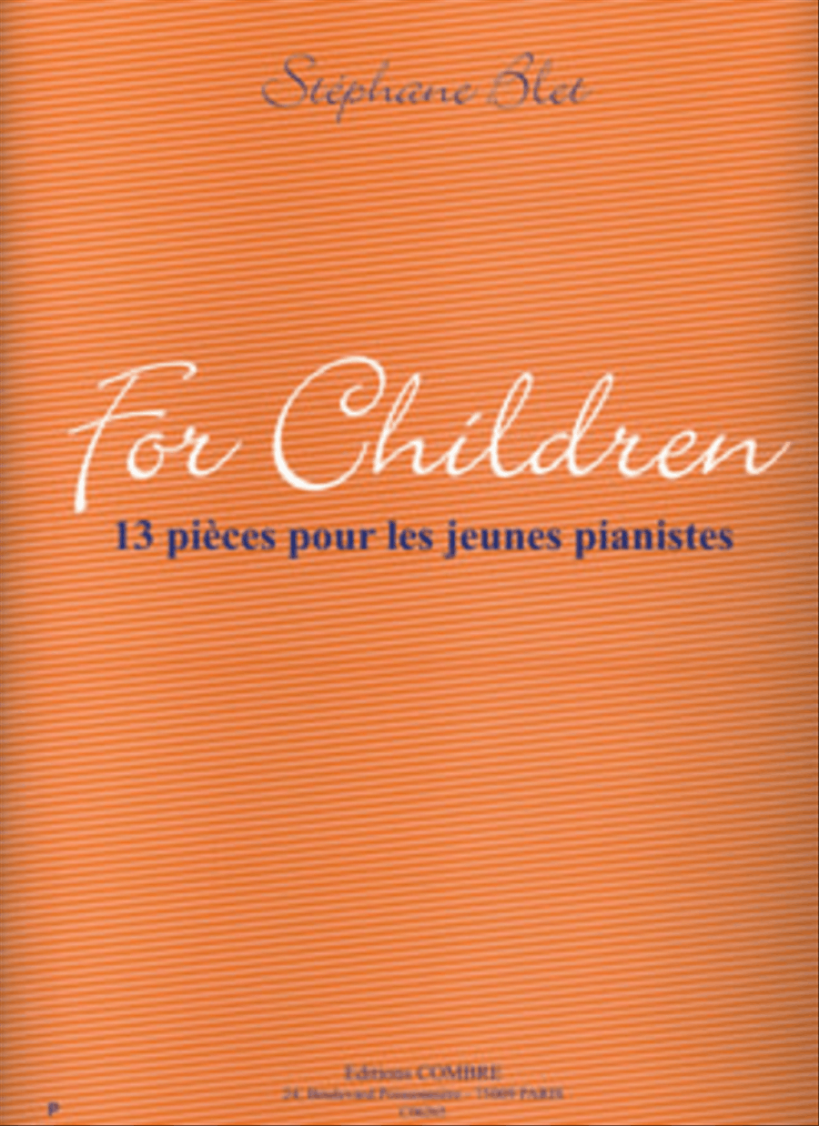 For children: 13 pieces pour les jeunes pianistes Piano Solo scores gallery preview page 1