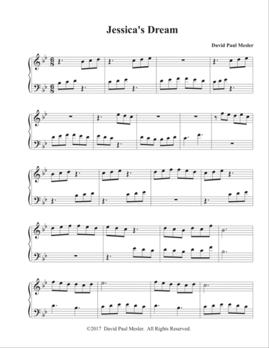 Jessica's Dream Piano Method scores gallery preview page 2