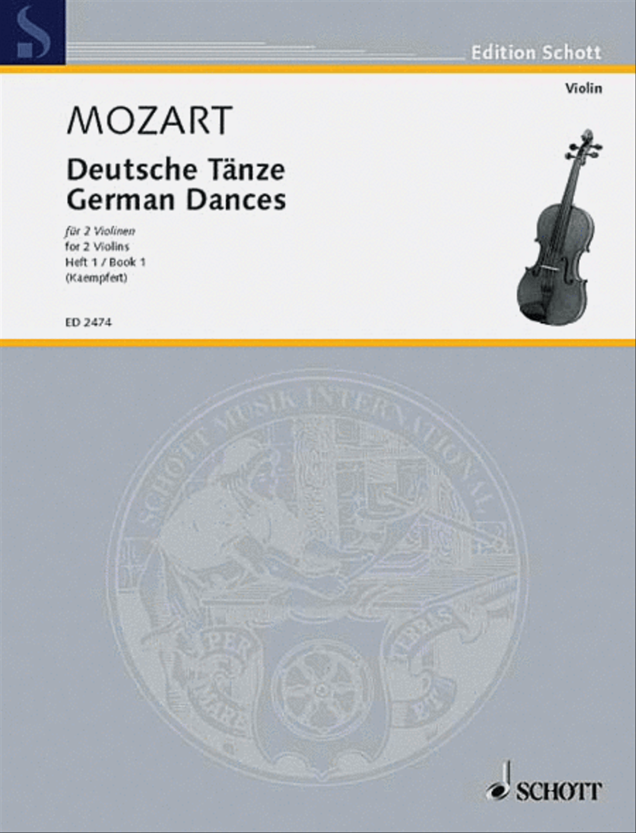 German Dances Vol. 1 String Duet scores gallery preview page 1