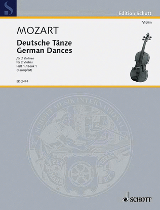 Book cover for German Dances Vol. 1