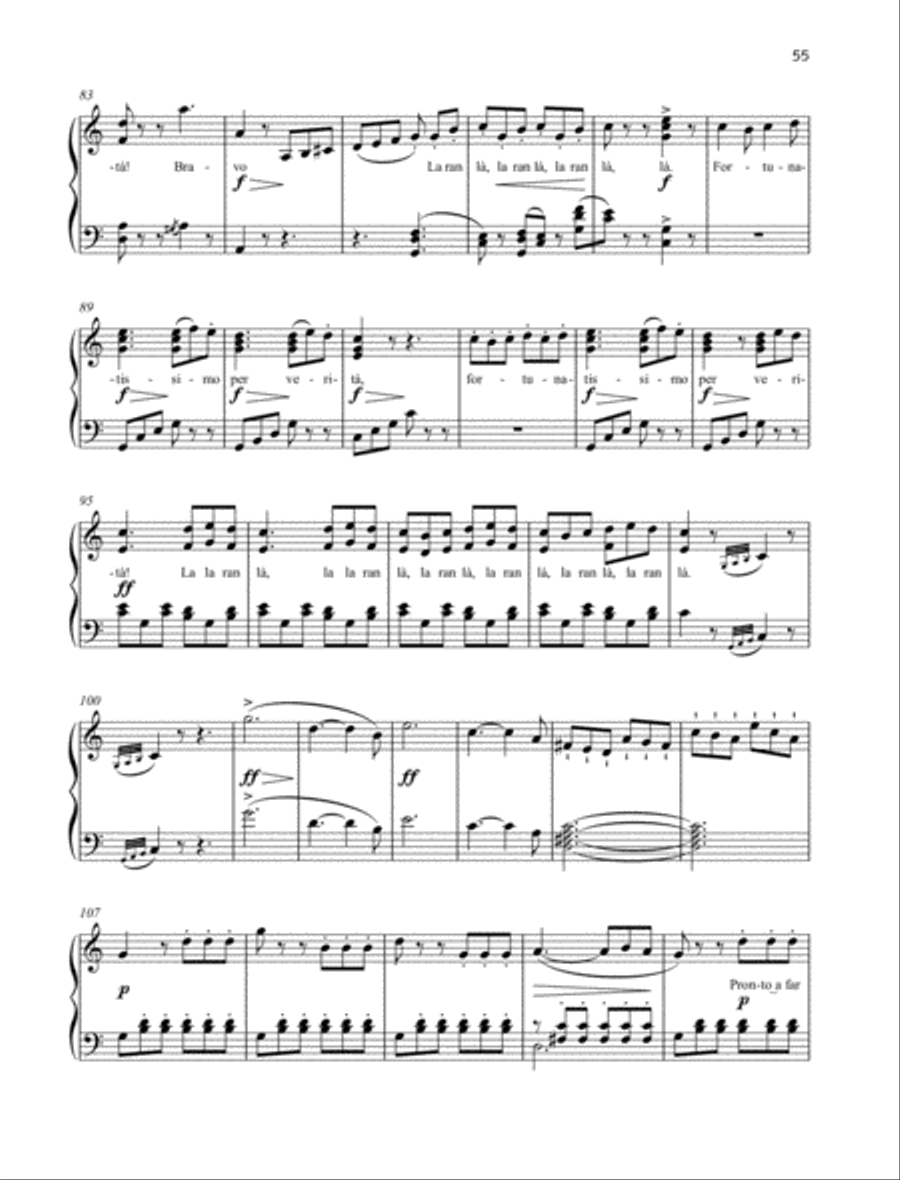 Largo al factotum Piano Solo scores gallery preview page 4