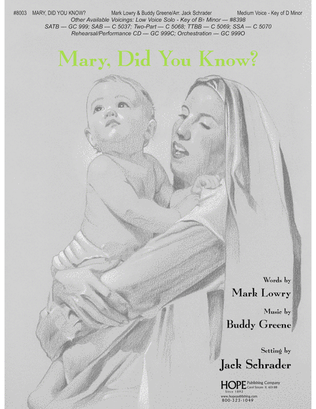 Book cover for Mary, Did You Know? Solo