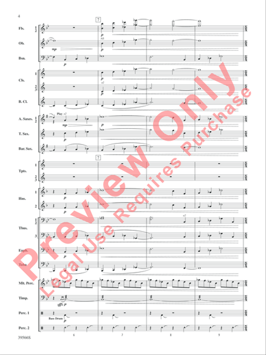 At the Movies with Danny Elfman Concert Band scores gallery preview page 5
