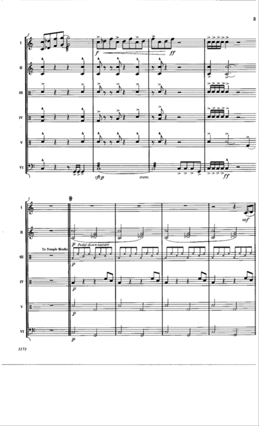 The Winding River Percussion Ensemble scores gallery preview page 3