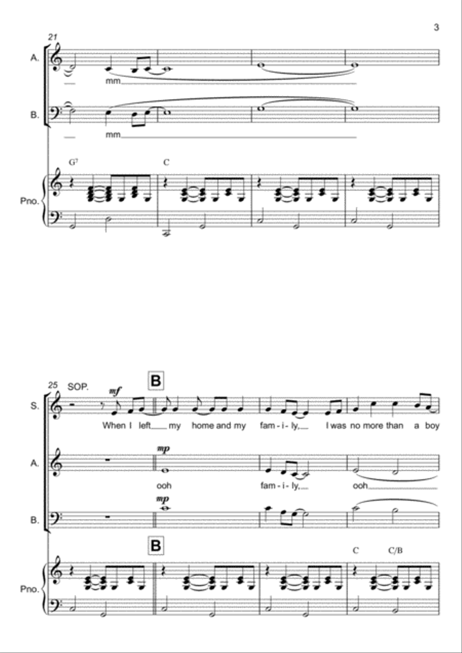 The Boxer 3-Part scores gallery preview page 3