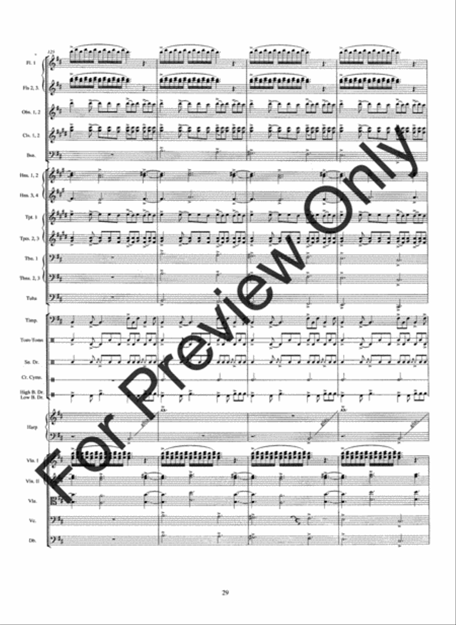 Warrior's Run String Orchestra scores gallery preview page 32