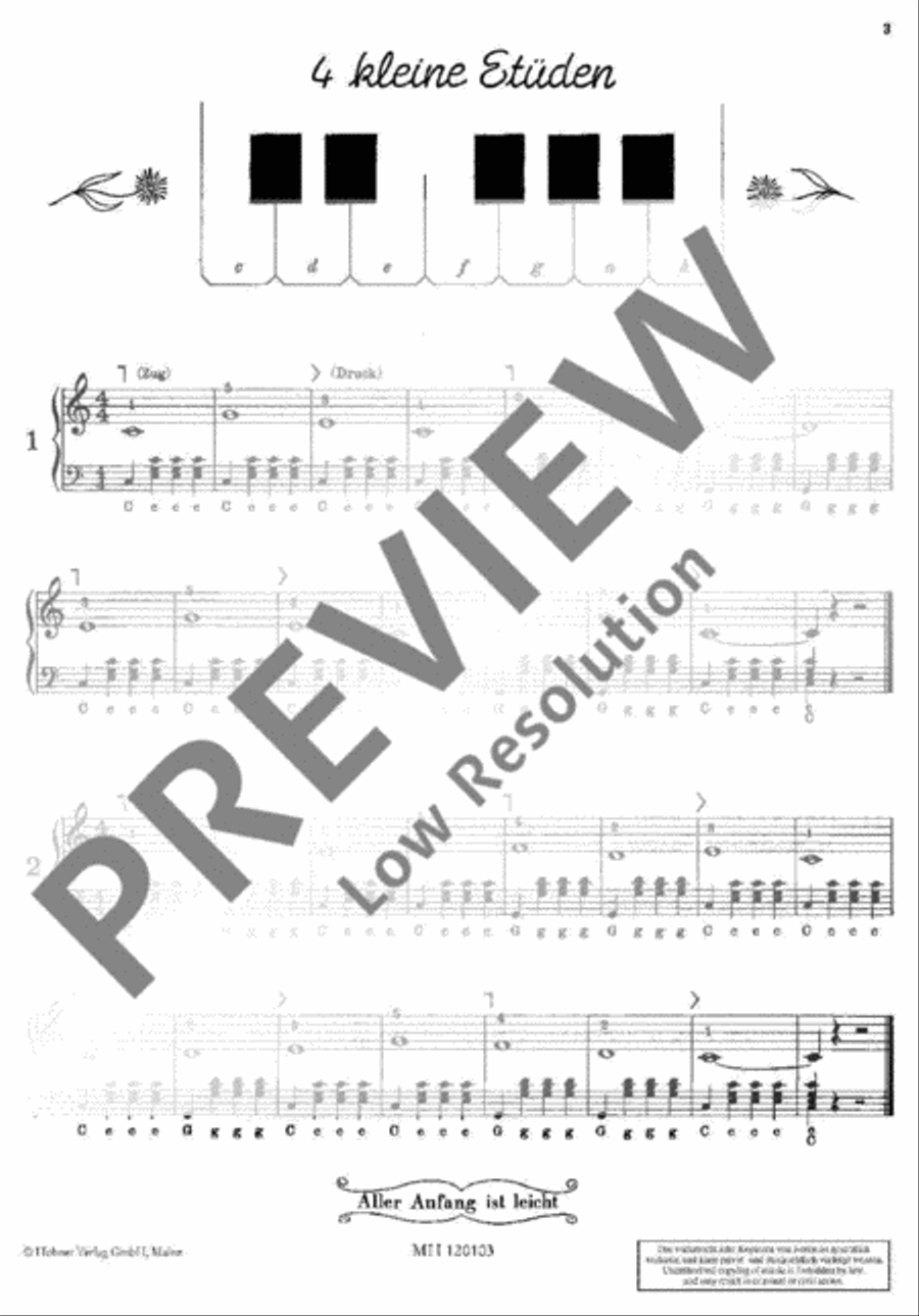 Für kleine Leute Accordion scores gallery preview page 4