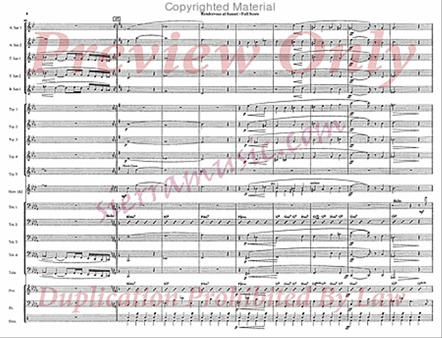 Rendezvous At Sunset Jazz Ensemble scores gallery preview page 7