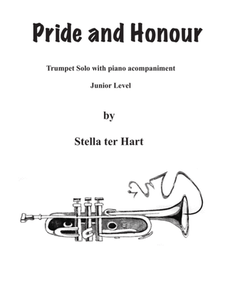 Book cover for Pride and Honour - Trumpet solo; Advanced Beginner/Junior level