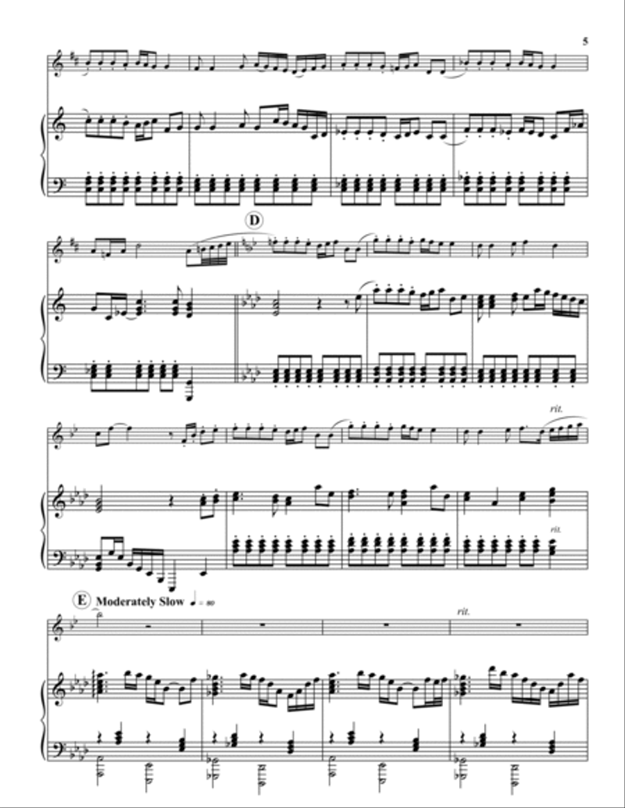 Lobster Haydn in the Highlands Trumpet Solo scores gallery preview page 5