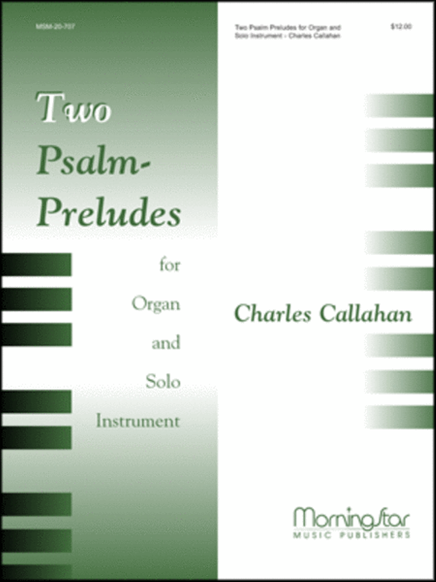 Two Psalm-Preludes for Organ and Solo Instrument Organ scores gallery preview page 1