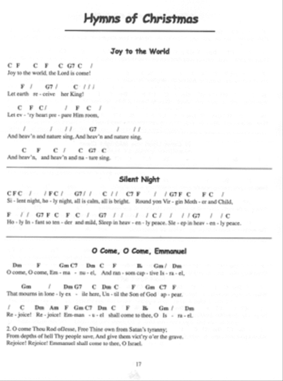 A Treasury of Hymns and Spirituals Piano scores gallery preview page 2