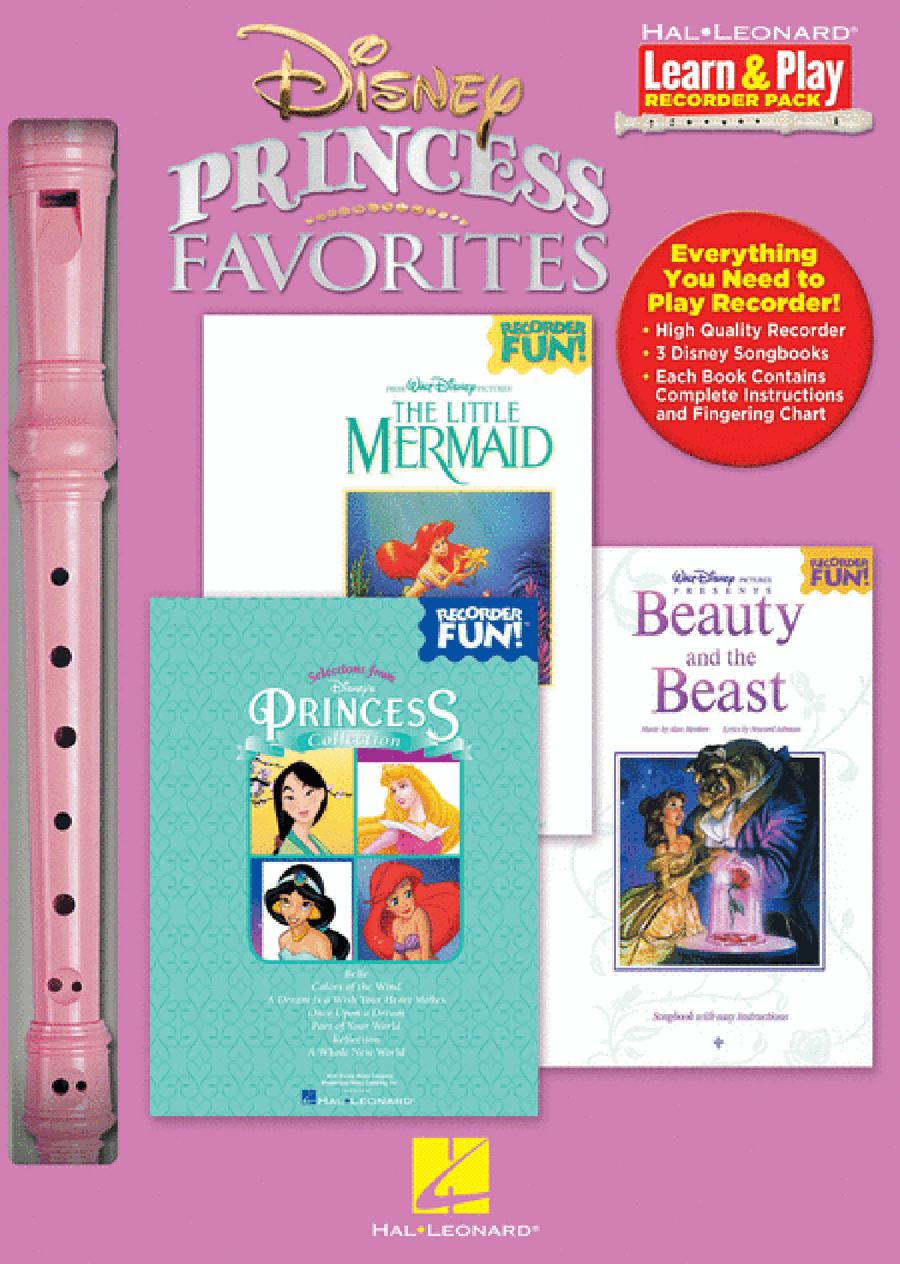 Disney Princess Favorites Recorder scores gallery preview page 1