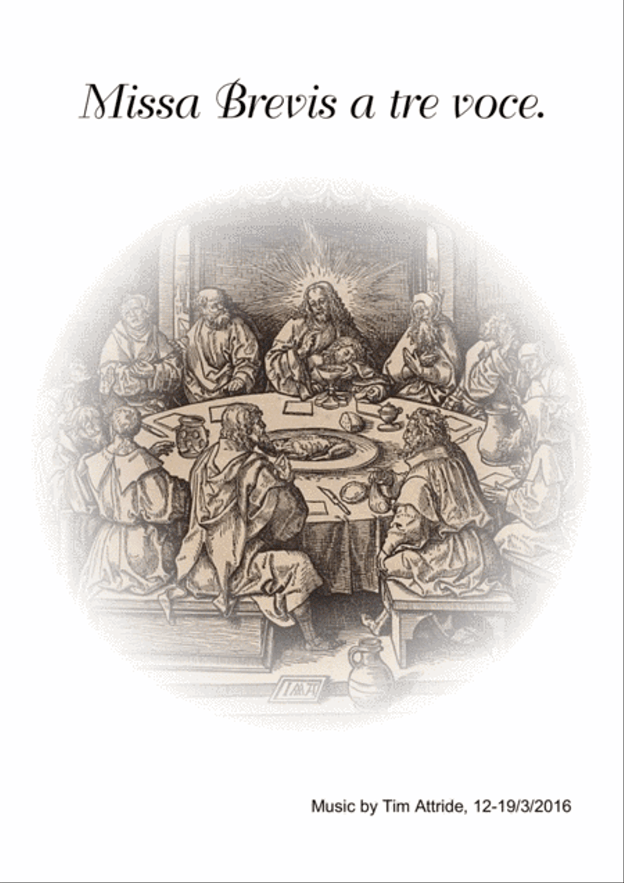 Missa Brevis a tre voce 3-Part scores gallery preview page 1