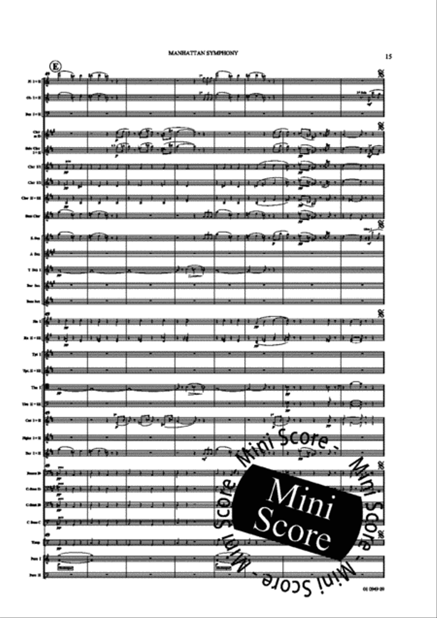 Manhattan Symphony Concert Band scores gallery preview page 19