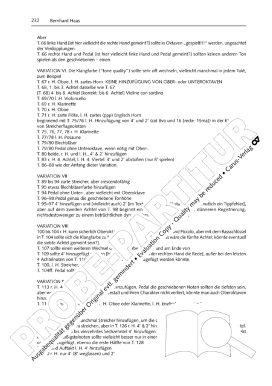 Orgelschule zur historischen Auffuhrungspraxis Organ Solo scores gallery preview page 233