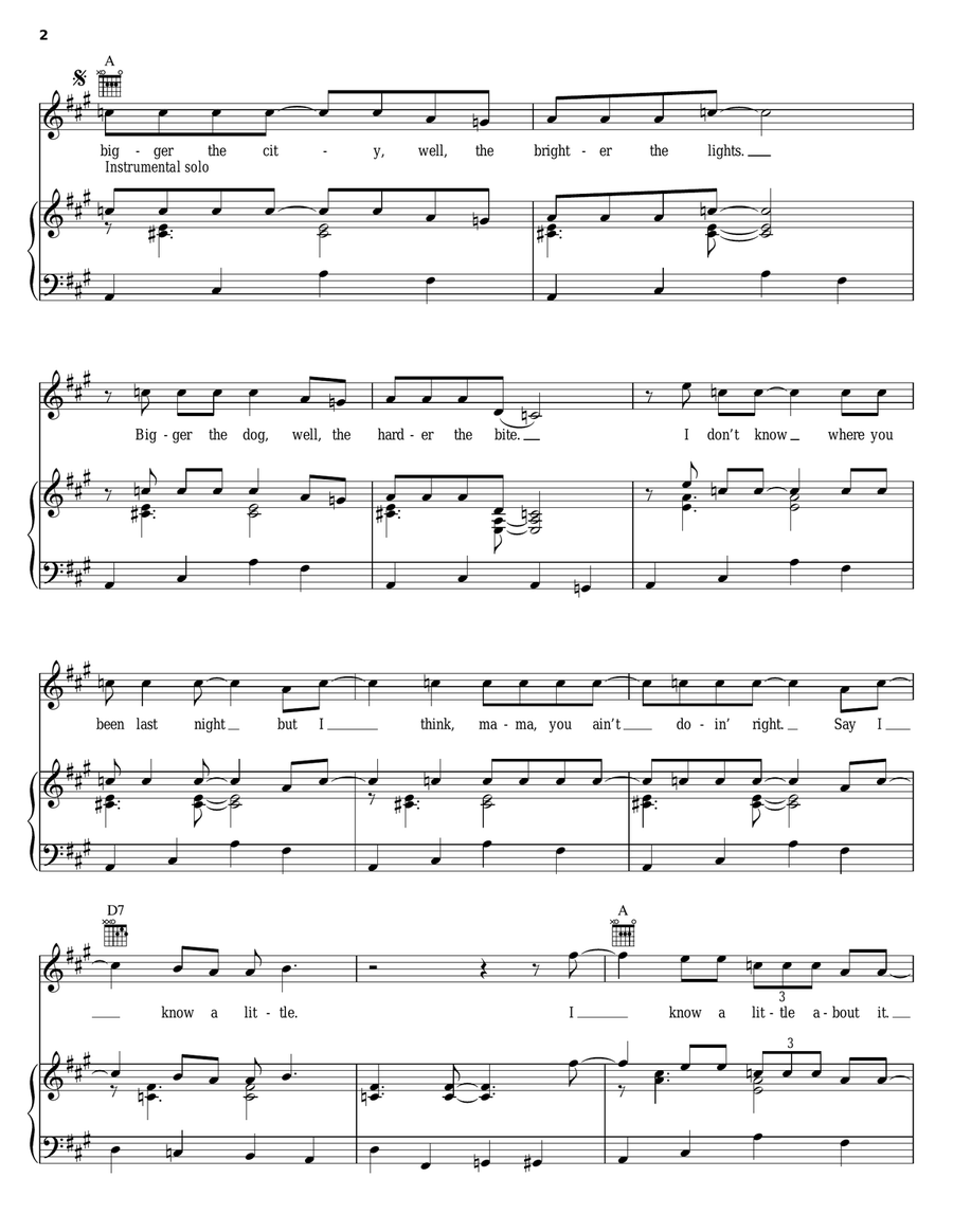 I Know A Little I Know A Little Piano, Vocal, Guitar scores gallery preview page 2