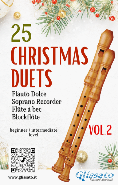 25 Christmas Duets for soprano recorder - VOL.2 image number null