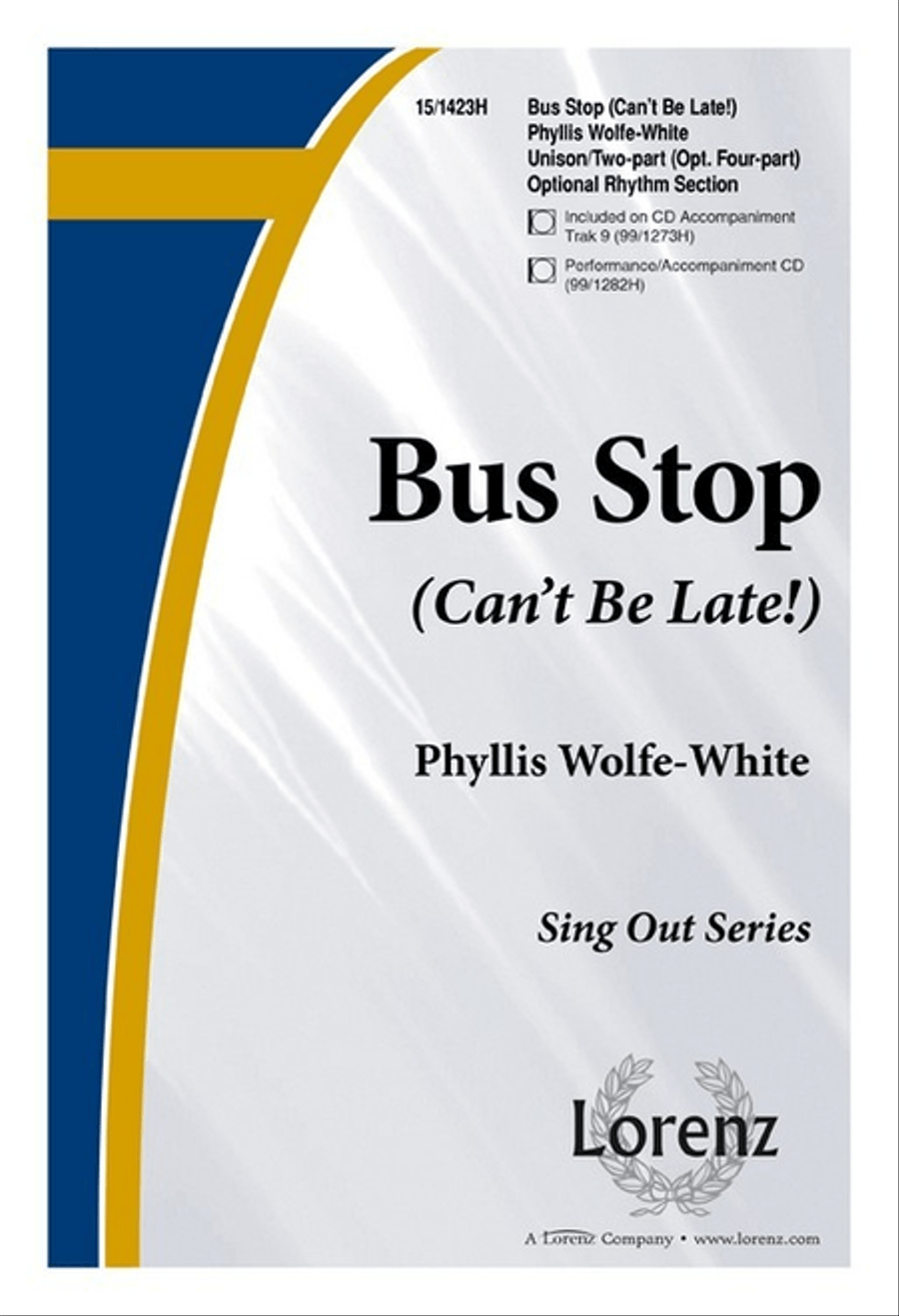 Bus Stop Unison Choir scores gallery preview page 1