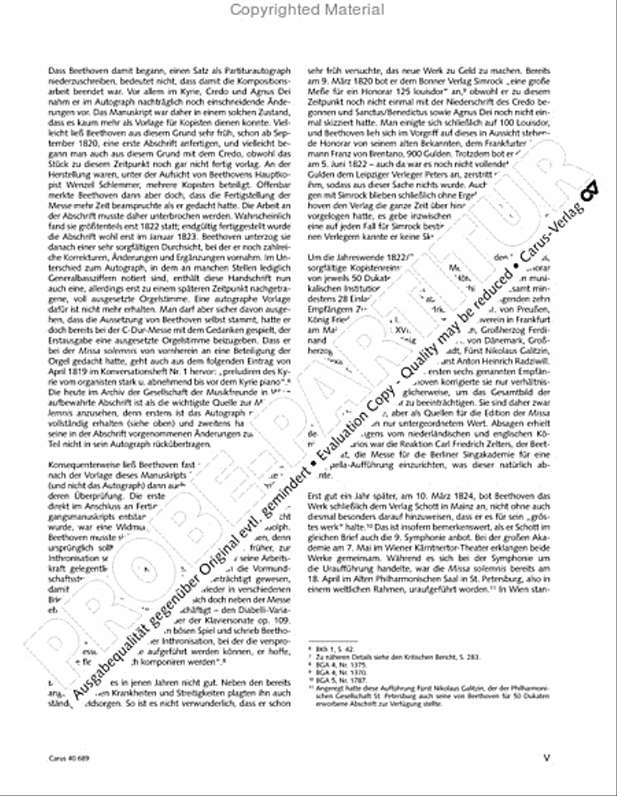 Missa solemnis Missa solemnis 4-Part scores gallery preview page 7