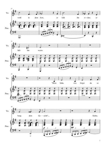 Erlkonig Op.1, D328 - G major