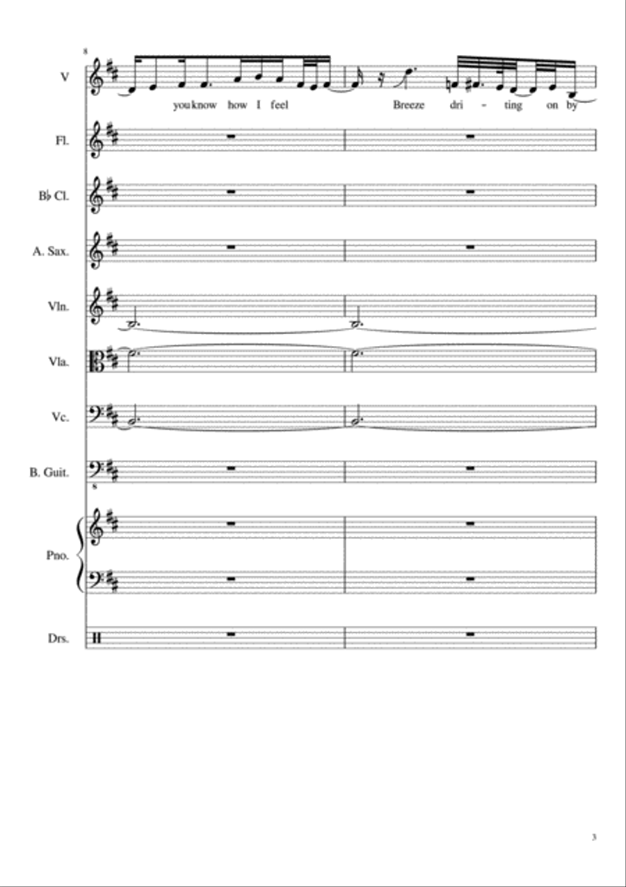 Feeling Good Piano, Vocal, Guitar scores gallery preview page 3