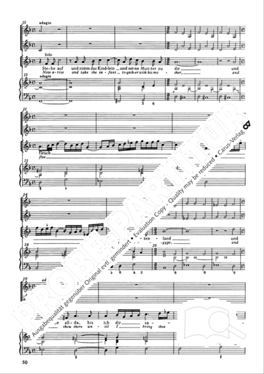 Christmas History (Weihnachts-Historie, SWV 435) Score scores gallery preview page 49