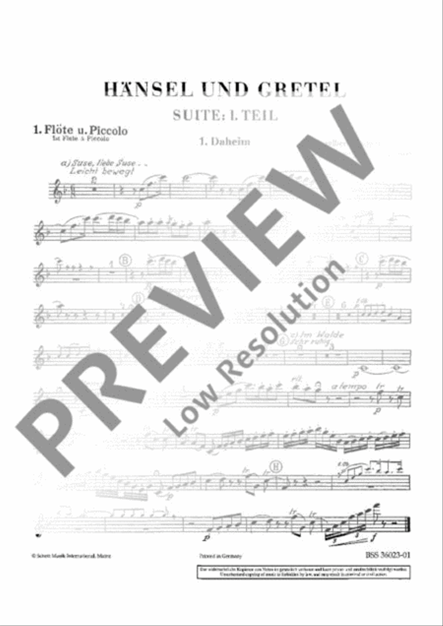 Hansel and Gretel Concert Band scores gallery preview page 10
