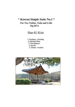 Book cover for Korean Simple Suite No.1 (For String Quartet)