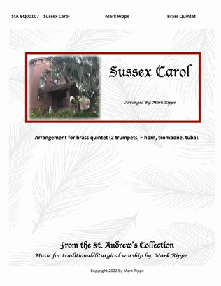 Book cover for Sussex Carol (StA BQ00107)