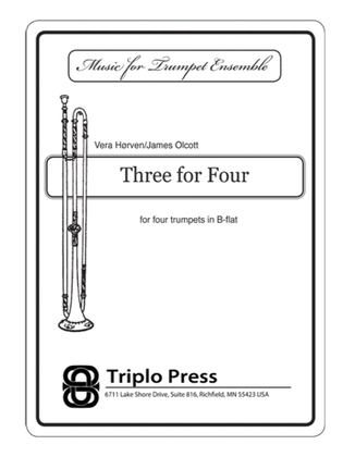 Book cover for Three for Four