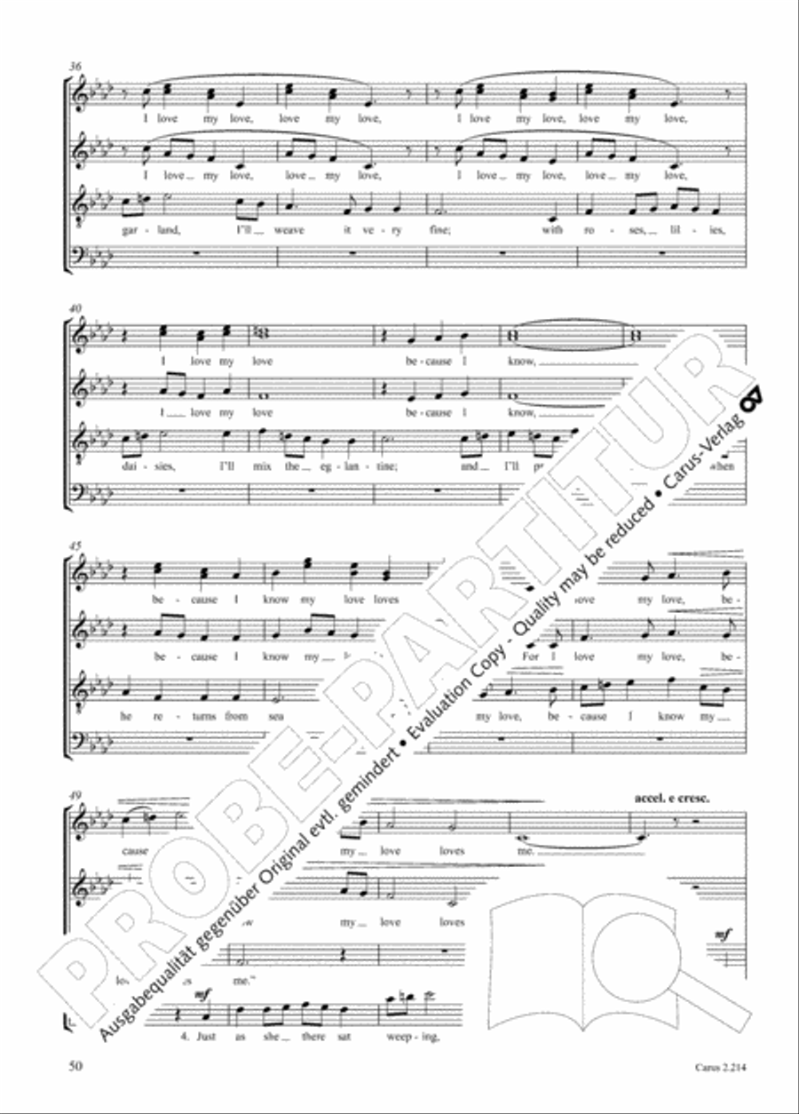 Choral Collection Folk Songs Choir scores gallery preview page 26