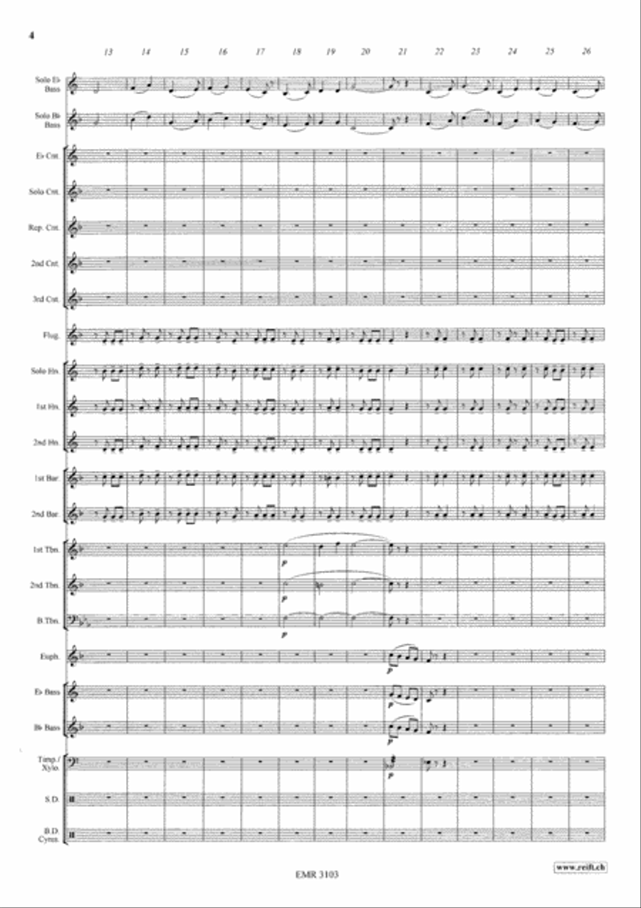 Tuba Polka Tuba Polka Brass Band scores gallery preview page 5