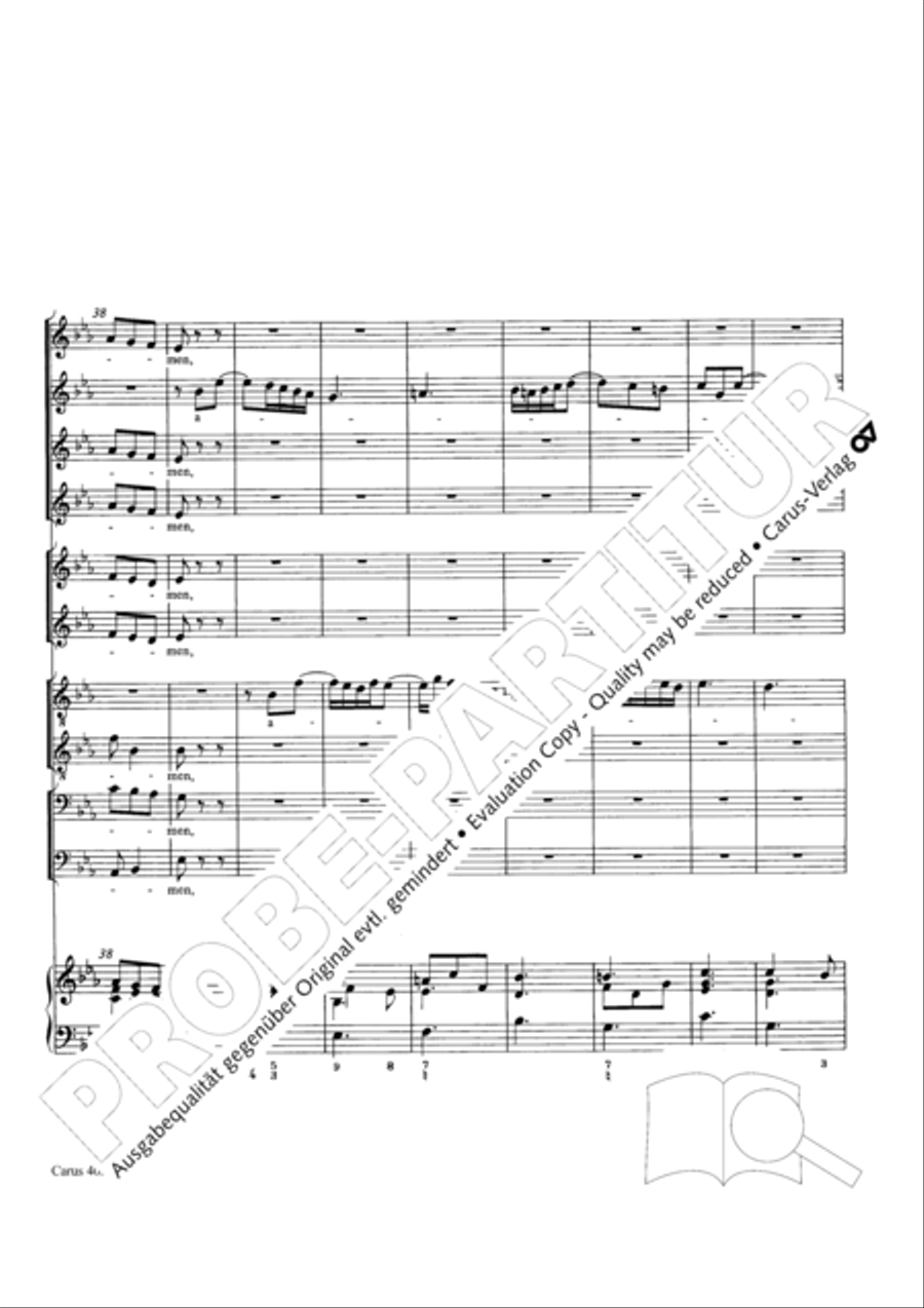 Stabat mater Choir scores gallery preview page 97