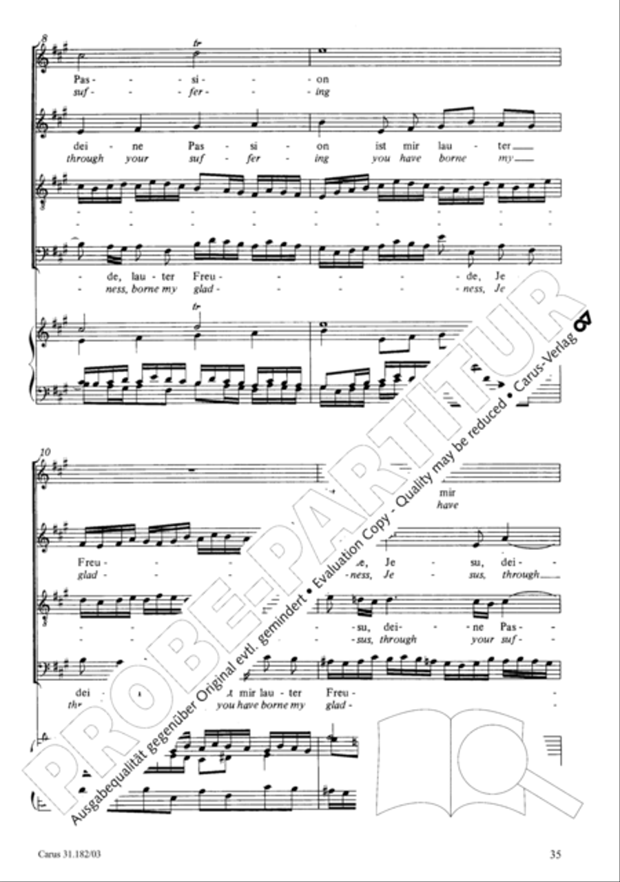 Himmelskonig, sei willkommen (King of heaven, be most welcome) ATB scores gallery preview page 35