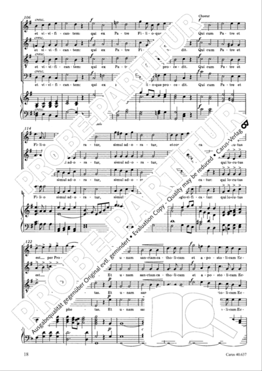 Messe breve no. 6 aux cathedrales 4-Part scores gallery preview page 23