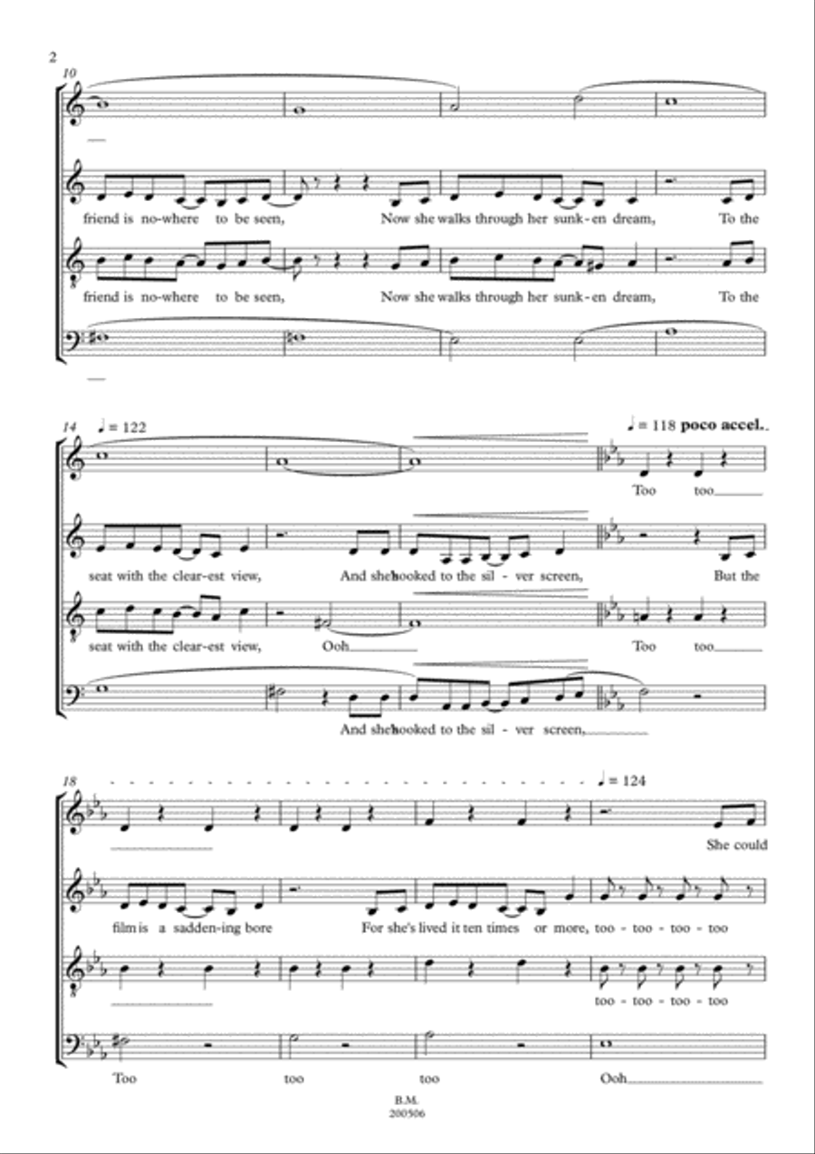 Life On Mars Life On Mars 4-Part scores gallery preview page 2