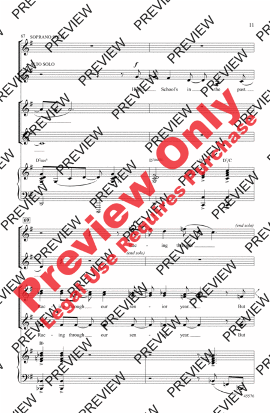 I Got You I Got You Women's Choir scores gallery preview page 11