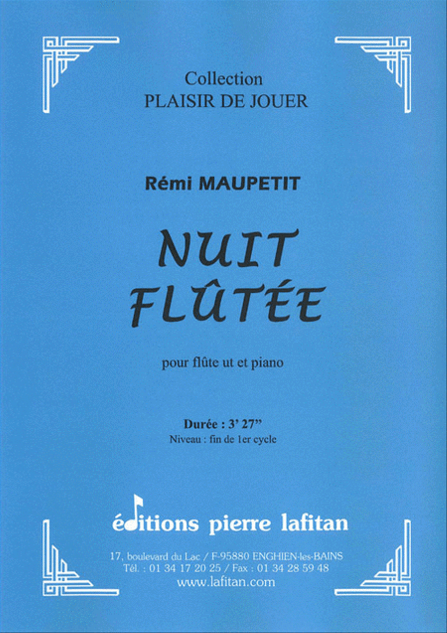Nuit Flûtée Flute Solo scores gallery preview page 1
