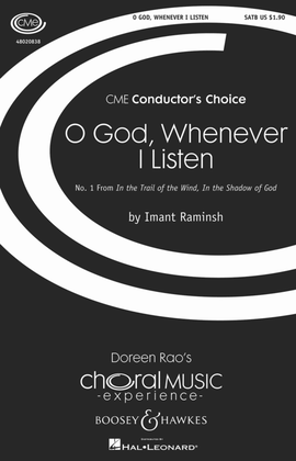 Book cover for O God, Whenever I Listen