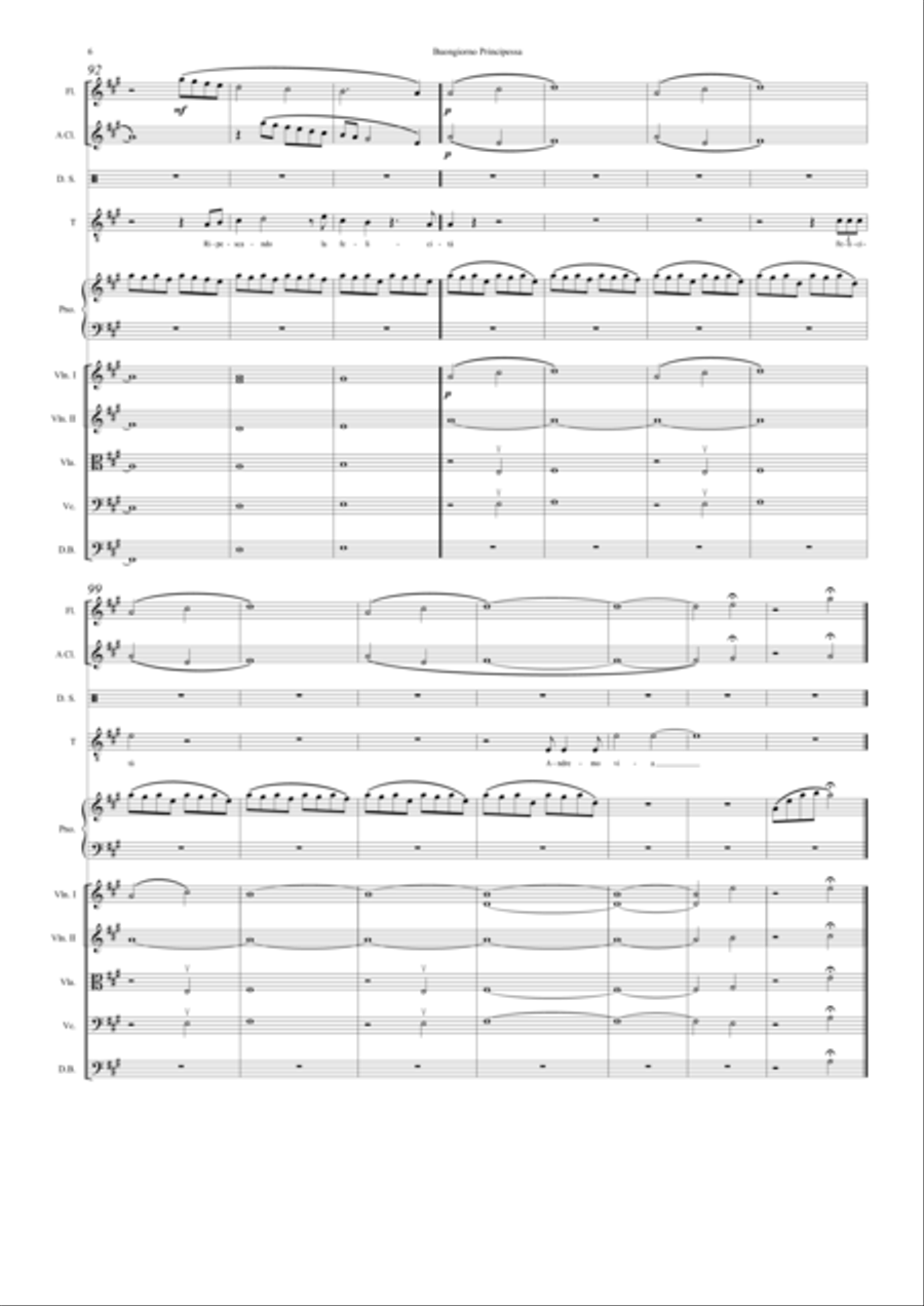 Buongiorno Principessa Large Ensemble scores gallery preview page 6