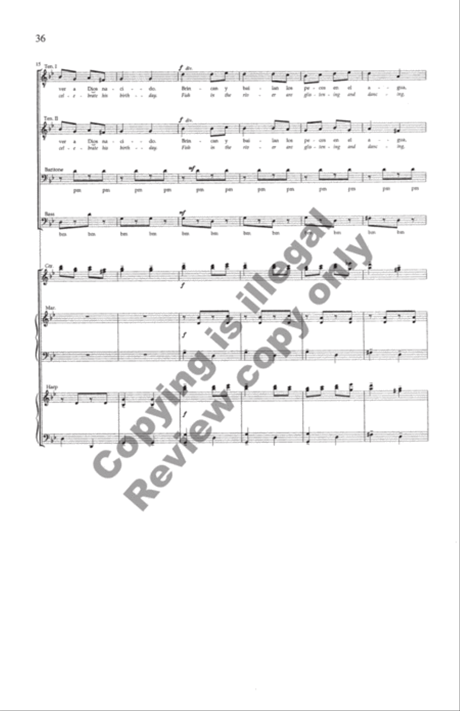 Carols and Lullabies (Full Score) Choir scores gallery preview page 19