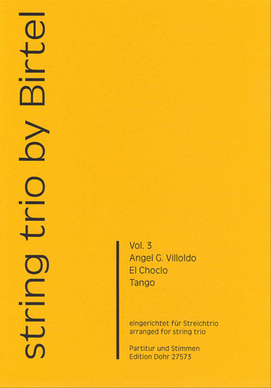 El Choclo -Tango- (für Streichtrio) String Trio scores gallery preview page 1