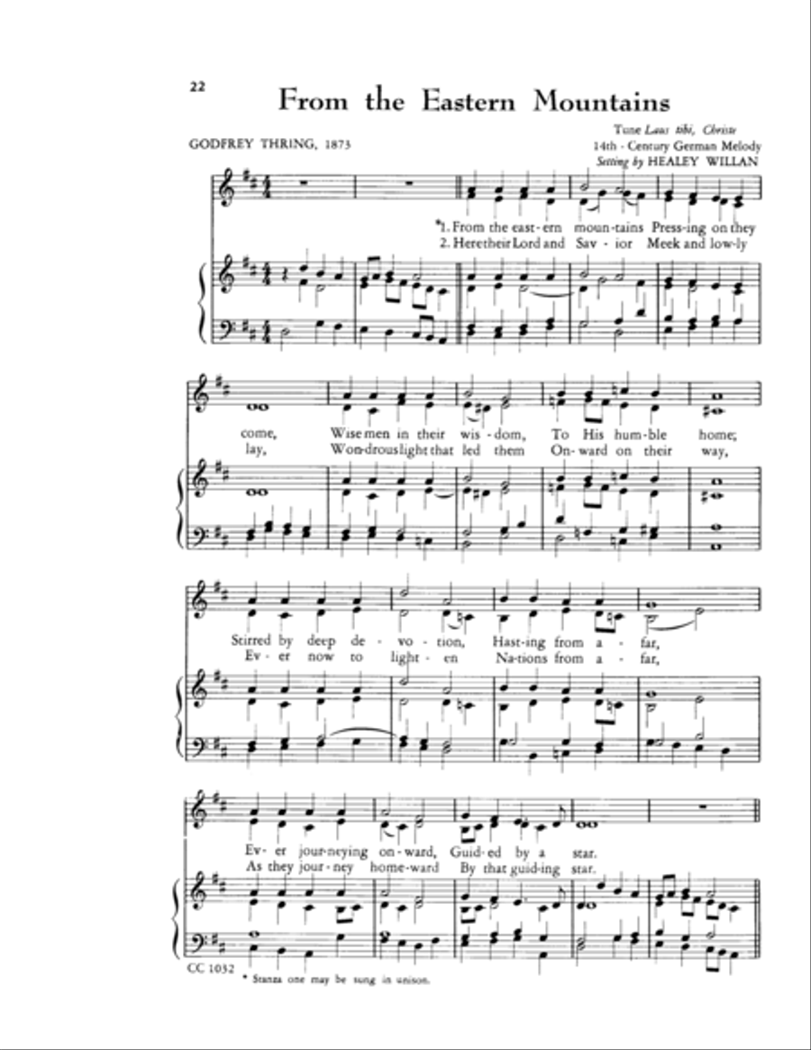 We Praise Thee, Part I We Praise Thee, Part I Unison Choir scores gallery preview page 12
