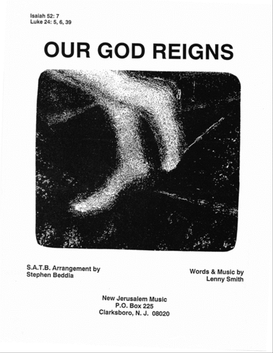 Our God Reigns Our God Reigns 4-Part scores gallery preview page 1