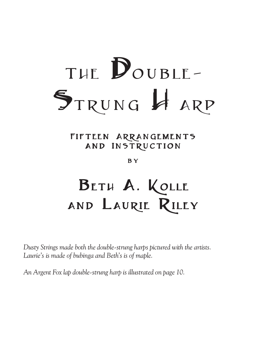 The Double-Strung Harp Harp scores gallery preview page 2