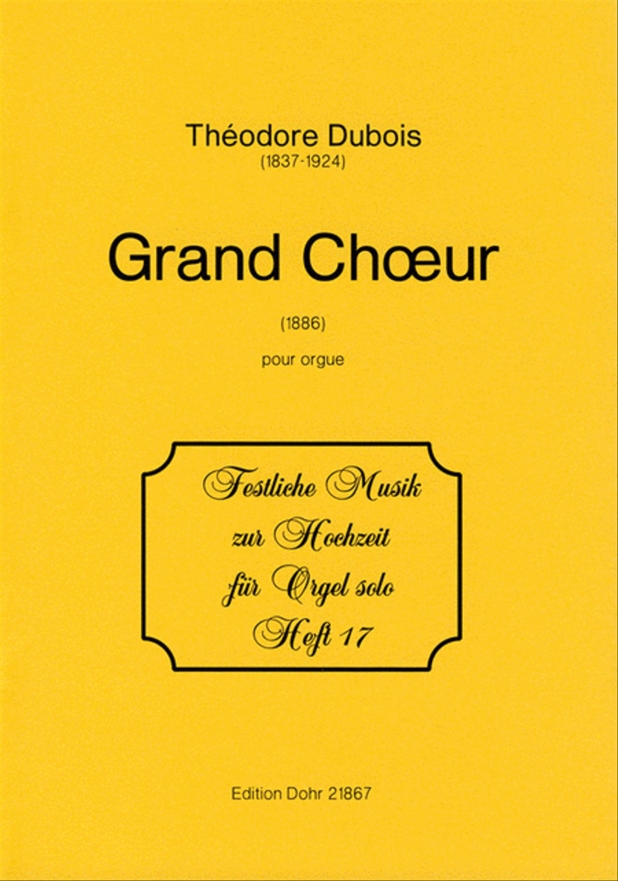 Grand Choeur pour orgue