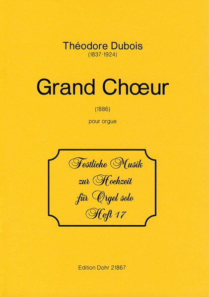 Grand Choeur pour orgue (1886)